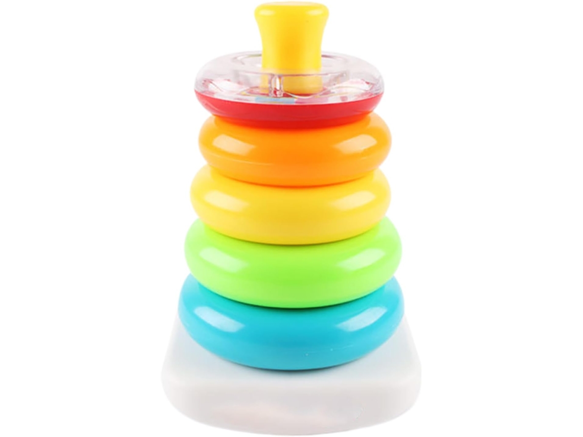 Brinquedo De Empilhar Anéis Para Crianças, Jogo Educativo