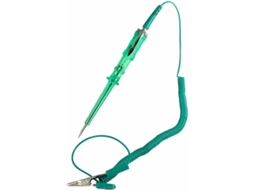 Caneta De Teste De Circuitos Dc 6v 12v 24v Para Carro Com Cabo Espiral E Lâmpada De Teste (verde)