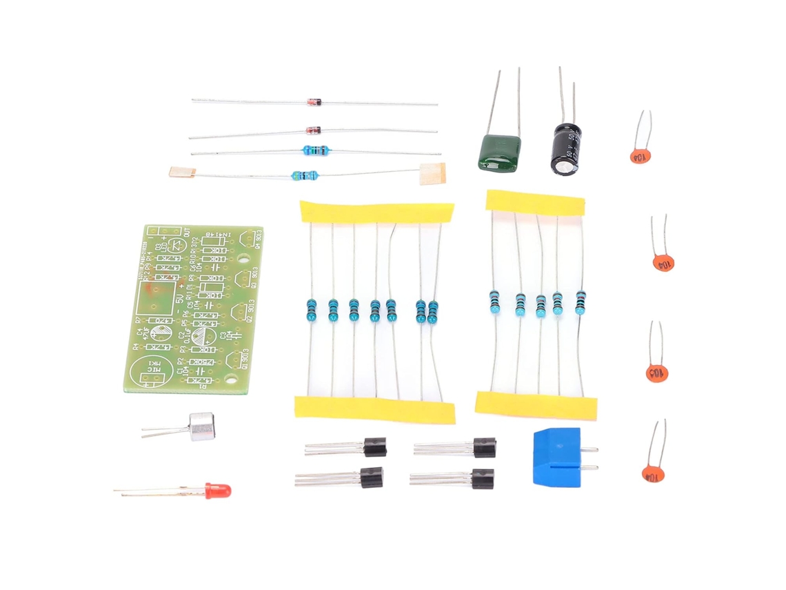 Wakects Módulo Comutação Vocale 5 V, Controle Filho, Amplificador Acústico, Circuito Impresso 28 X 49 Mm,