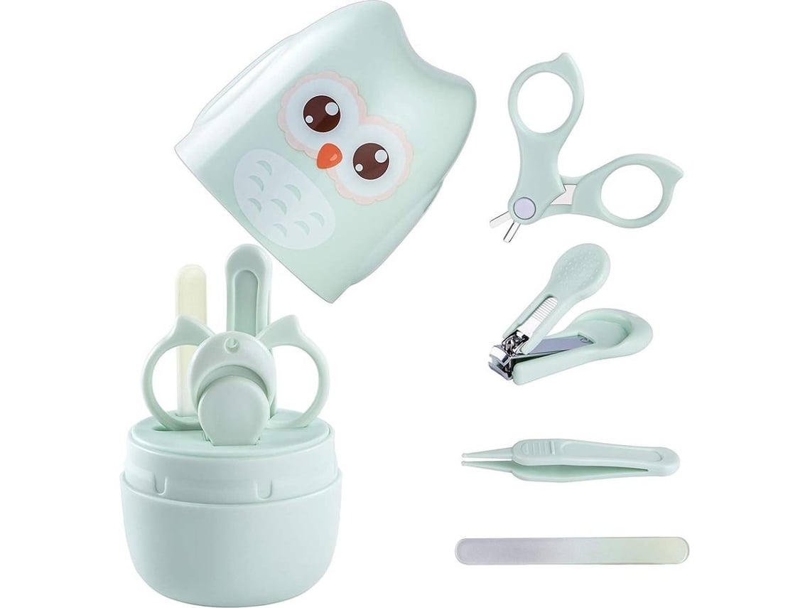 Conjunto Cuidados Uñas Bebé: 4 Limas Uñas, Suave, Segura, para Recém nascidos STELASPLEN