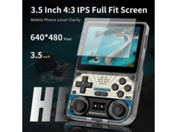 Console de Jogos Portátil Retrô V20 com Tela Ips Hd de 3,5 Polegadas e 128 Gb de Armazenamento. GOKOCO