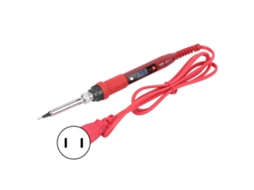 Plancha de Soldadura Elétrica Digital com Tela LCD, Ajuste de Temperatura, Ferramentas de Soldagem
