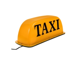 Sinal Luminoso Magnético Amarelo Nuobesty Para Táxis, Design Prático E Alto Brilho, Luz De Plástico Para Táxis Condução