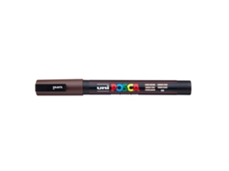Marcador POSCA Pc-3M Ponta Redonda Fina 0,9 a 1,3 Mm Castanho Escuro