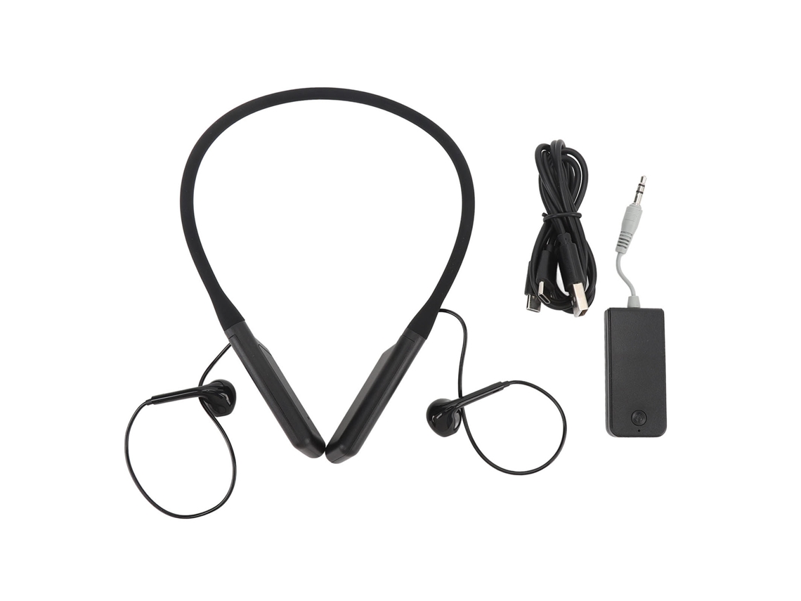 Auriculares Neckband Sem Fio Com Receptor 2.4g Modo Iem Bt 3.5mm 10h Anti-interferência Para Transmissão Ao Vivo