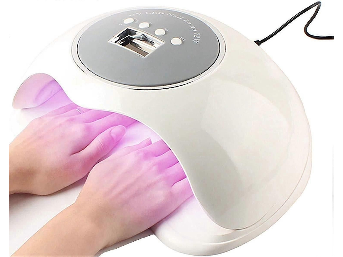 Lâmpada Uv de Led Branco 72w para Heilwiy Nail Dryer Unha Curando Presente GOKOCO