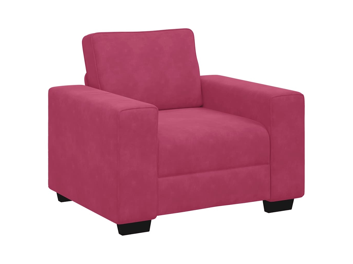 Sofa Chair, Sofa Chairs Vidaxl Vermelho Veludo (n/a)
