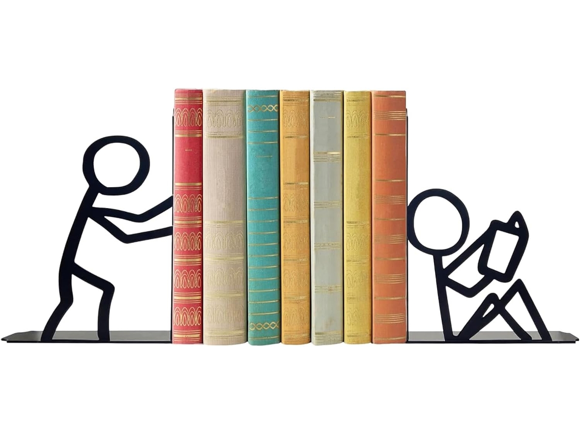 Suportes Para Livros: Organizadores De Livros Decorativos, Resistentes E Duráveis, Em Metal.