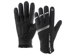 Luvas De Inverno Para Bicicleta Mtb Luvas De Ciclismo Para Homem Mulher À Prova De Vento Não Escorregam Tácteis Refletivas