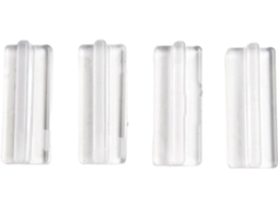 Puxadores Transparentes Para Armários, Alças De Silicone Sem Furos, Fechos Transparentes Para Portas De Gavetas, Janelas