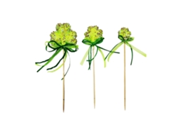 Laxiscreed Acessórios De Decoração Com Sequins Trevos Irish Festival, Pack De 3 Peças
