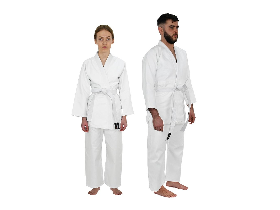 Roupa De Judô Infantil Branca Urban Fight Tamanho 150cm Vestuário Esportivo De Algodão Sustentável