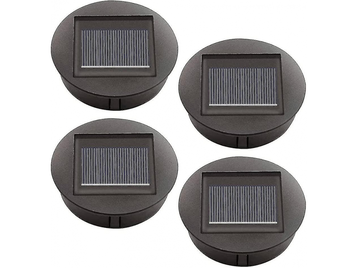 Kit com 4 Lanternas Solares AQUAFORGE para Jardim e Pátio com Iluminação Led