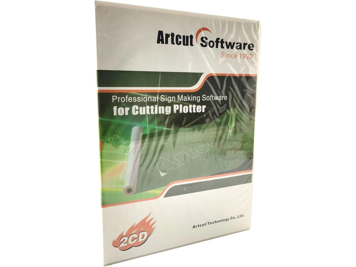 Software De Corte Artcut 2009 Pro Com Suporte A 9 Idiomas E 2 Cd Para Plotter De Vinilo