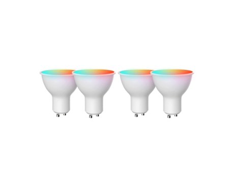 Conjunto de 4 Lampadas BROADLINK Led Inteligentes Bluetooth Gu10-4Pack