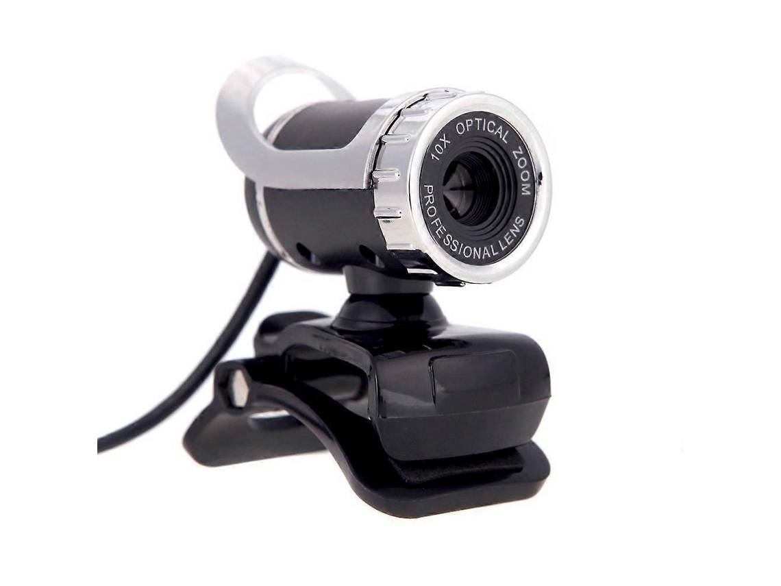 Câmera Usb 2.0 Hd De 12 Megapixels, Webcam 360 Graus Com Microfone Clip On Para Computador Desktop Skype Pc La Aquaforge