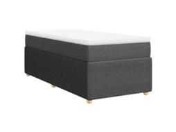 Box Spring Bed, Box Spring Beds Vidaxl Cinzeto Tecido (90 X 200 Cm)