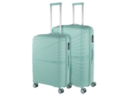 Conjunto de mala rígida JASLEN Bremen Mint Pp (50X76x28 Cm - 90L)
