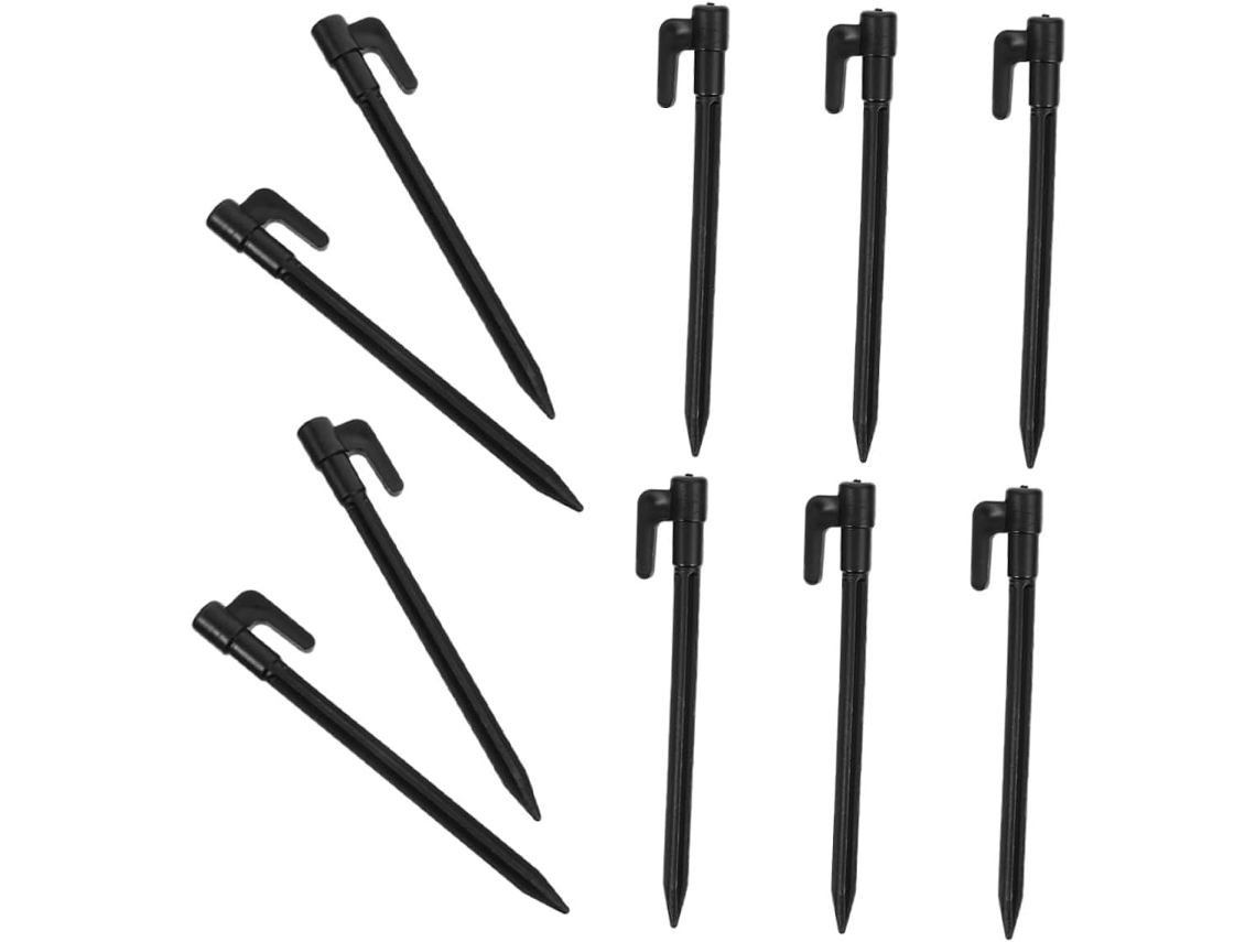 Estacas De Plástico Para Barraca De Camping, Para Camping E Trilhas