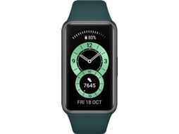 Pulseira Desportiva HUAWEI Band 6 (Bluetooth - Suporta SpO2 - Até 14 dias de Autonomia - Verde)