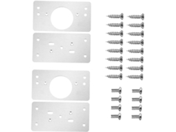 Placas De Reparo Armário Design 10 Peças, Aço Com À Corrosão.
