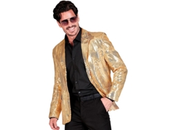 Jaqueta Moda Disco Dourada Masculina