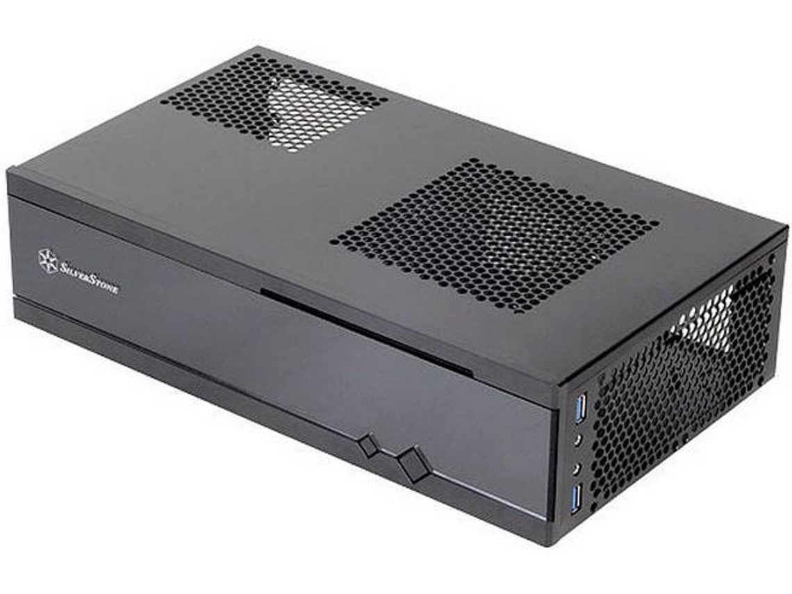 Caixa PC SILVERSTONE ML05 (HTPC - Preto)