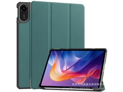 Capa Para Tablet Lurelia, Para Samsung Tab S10 Fe Plus Modelo 2025 De 13,1", Verde Escuro, Dobrável Com Suporte