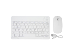 Aetheria teclado e Mouse Bluetooth Ultra Fino para Tablet Celular Pc Espanhol Branco