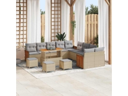 Vidaxl Conjunto De Sofá De Jardim 18 Unid. 11-número De Lugares