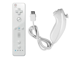 Aetheria controle Remoto e Nunchuk Combo Compatível com Jogos Clássicos Gamepad Sem Fio