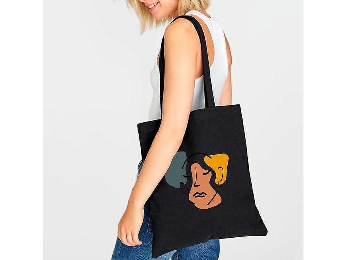 Bolsa De Ombro Feminina Coreana Em Lona, ​​grande, Ecológica, Ideal Para Compras Na Praia. Bolsa Dobrável E Reutilizável Para Mulheres Modernas.