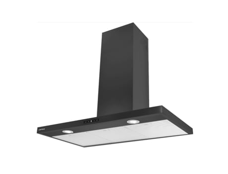 Exaustor Decorativo de Parede 90Cm 63Db 564M3/H Preto Ahbf971Bk AIRLUX
