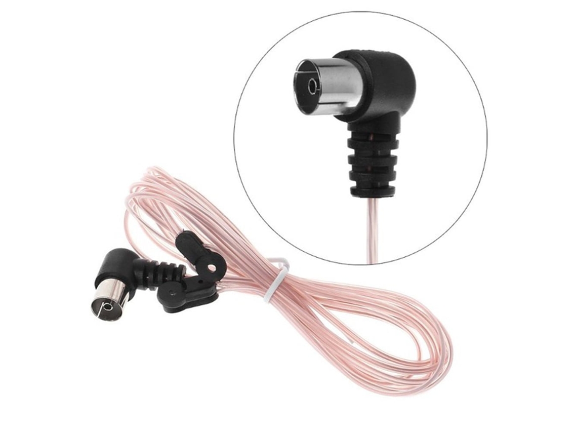Antena FM Conector Fêmea/Macho Receptor de Rádio de Áudio Estéreo Slowmoose