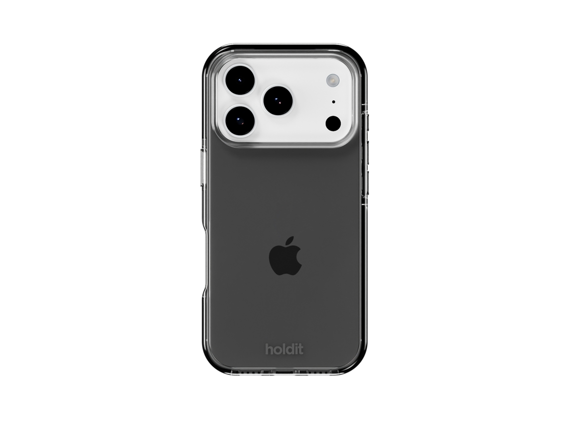 Capa Transparente Preta Para Iphone 17 Pro