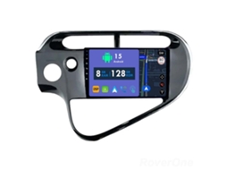 Auto Rádio Carro Bluetooth Autoradio 8GB RAM 128G ROM CarPlay Navegação GPS Ecrã Táctil RoverOne para Toyota Prius C 2018-2020  