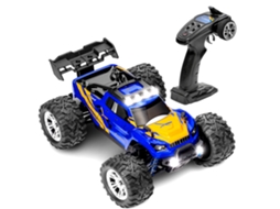 Carro Telecomandado Rc OVERMAX X shard Monster Truck 4x4 Led Ipx4 30kmh Suspensão Independente Azul