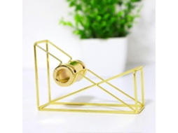 Cortador de Fita Adesiva, Dispensador de Fita Adesiva Metálica, 20mm GOKOCO (dourado)