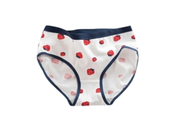 Culottes Para Mulher Estampado De Morango Suaves De Algodão Calcinhas Bonitas Roupas Íntimas Lingerie 2xl B