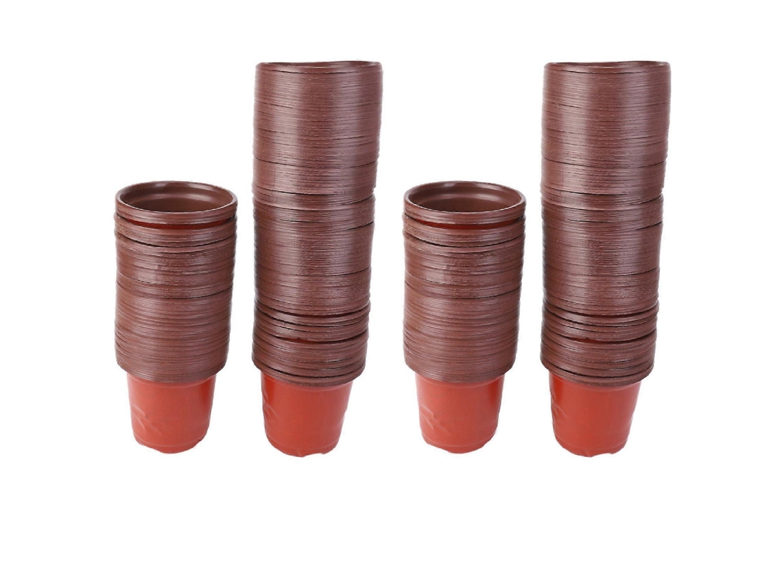 400 Vasos De Plástico De 4 Polegadas Para Mudas E Sementes, Ideais Para Jardinagem