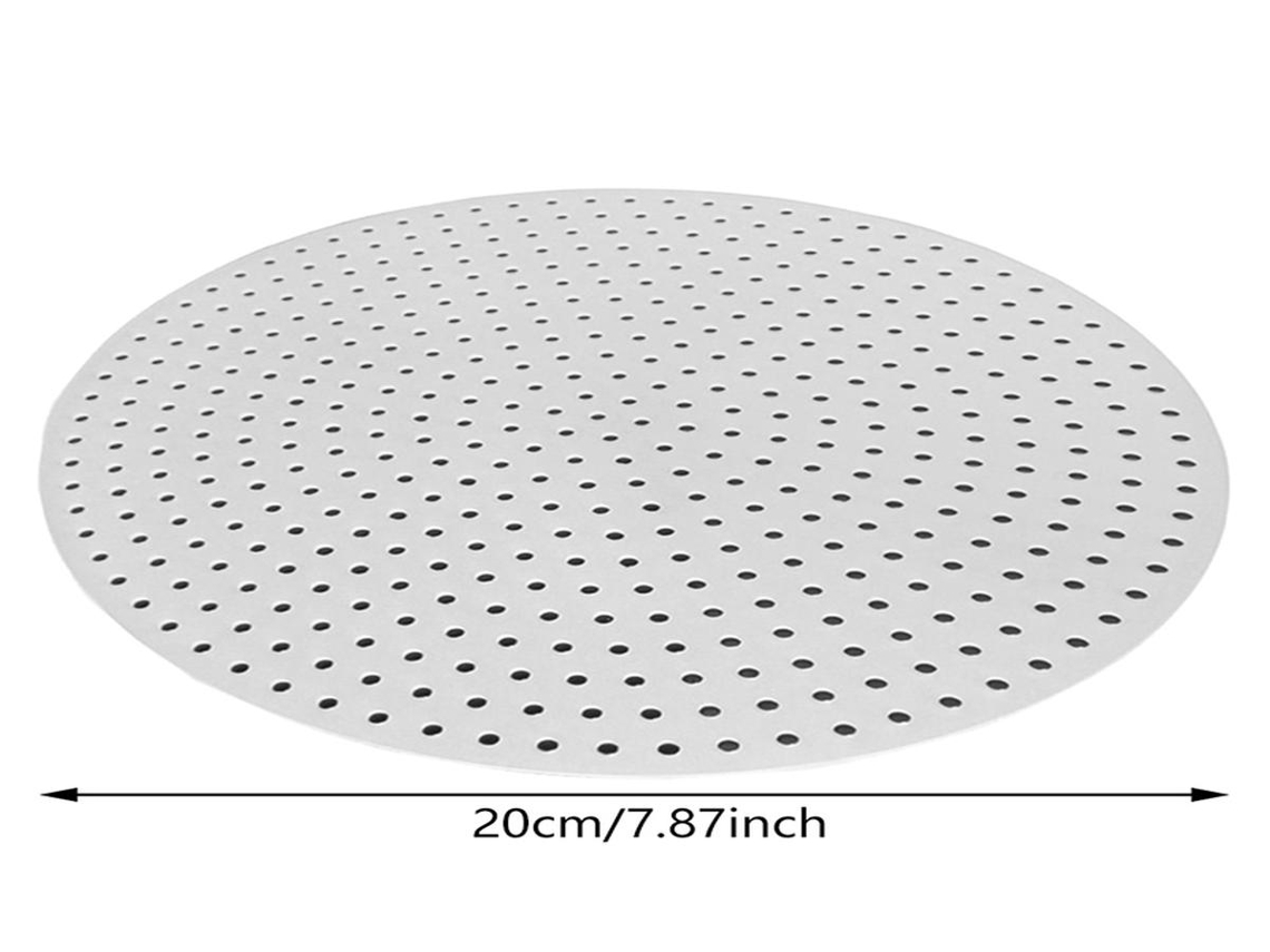 Tapete Silicone Lurelia, Redondo, Antiaderente, Branco, Para Forno E Pastelaria