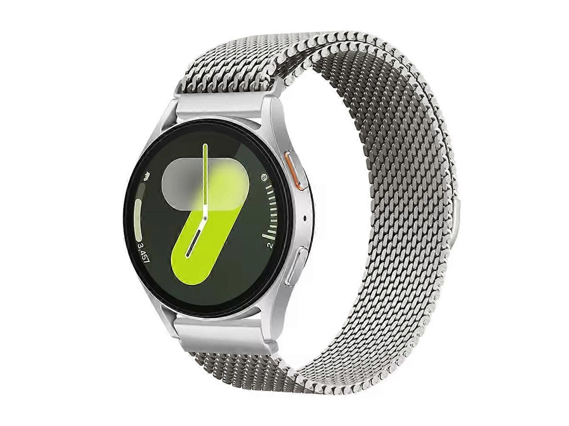 Pulseira De Relógio Magnética Em Aço Inoxidável Com Malha Grossa Estilo Milanesa.
