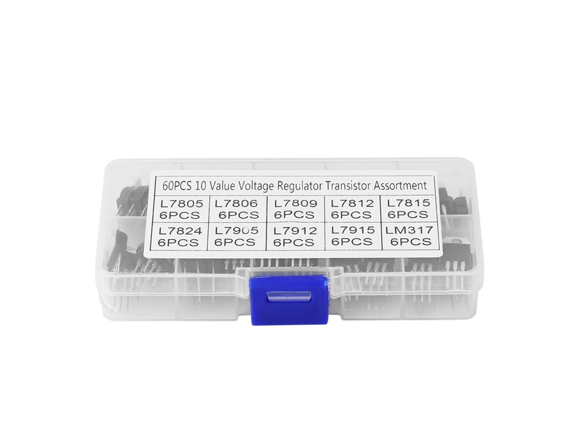 Laxiscreed Kit De Transistores Completos Com Estojos Para Projetos Eletrônicos Variados