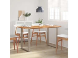 Vidaxl Mesa De Jantar 140x70x76 Cm Madeira De Acácia Maciça