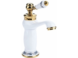Torneira De Pia Com Alça De Porcelana, Misturador De Água Quente E Fria Para Controle Rápido De Temperatura Em Qualquer Cozinha Ou Banheiro