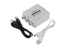 Cabo De Vídeo Composto Rca/a/v Para Rf/coaxial/ Conversor Coaxial Compatível Com Modulador Tv P20250110731