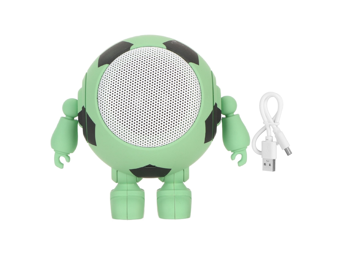 Caixa de som Mali portátil, Bluetooth, sem fio, com serial, para festas, verde