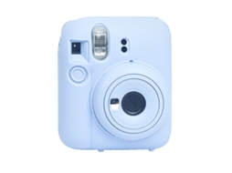Capa Protetora De Silicone Macio Para Fujifilm Instax Mini 12 Azul