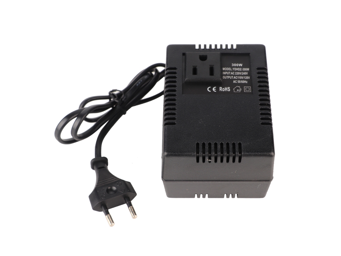 Conversor De Tensão Transformador De 300w Adaptador De Tomada Para Viagem