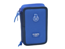 Estojo Escolar Triplo C/ Acessórios Fc Porto 2323015 Azul